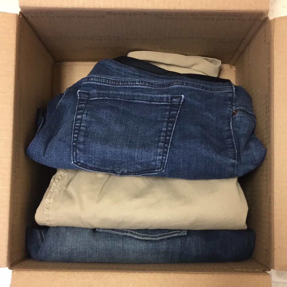 Maternity XL bundle Mystery Box of 3 items shorts jeans khakis all EUC